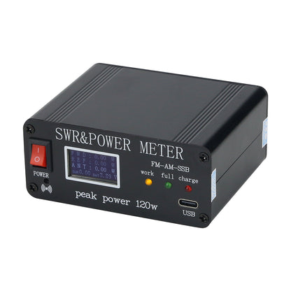FM-AM-SSB 1.8MHz-50MHz SWR Power Watt Meter SWR &amp; Power Meter Peak Power 120W PWR SWR Meter