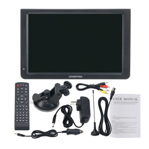12" Portable TV Player TFT Display HD TFT Monitor 1080P Support ATSC For Parts of North American Countries