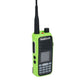 HamGeek HGA37 Walkie Talkie Handheld Transceiver AM FM UHF VHF Radio with Color LCD Display