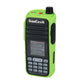 HamGeek HGA37 Walkie Talkie Handheld Transceiver AM FM UHF VHF Radio with Color LCD Display