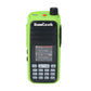 HamGeek HGA37 Walkie Talkie Handheld Transceiver AM FM UHF VHF Radio with Color LCD Display