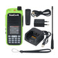 HamGeek HGA37 Walkie Talkie Handheld Transceiver AM FM UHF VHF Radio with Color LCD Display