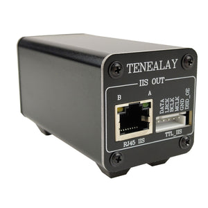 TENEALAY HDMI to RJ45 I2S Converter I2S Differential Signal to TTL Level for HIFI DAC