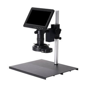 HAYEAR HY-2070 26MP USB Microscope Camera with 7&quot; LCD Widened Metal Stand 150X C-mount Lens
