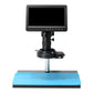 HAYEAR HY-2070 26MP USB Microscope Camera with 7&quot; LCD Widened Metal Stand 150X C-mount Lens