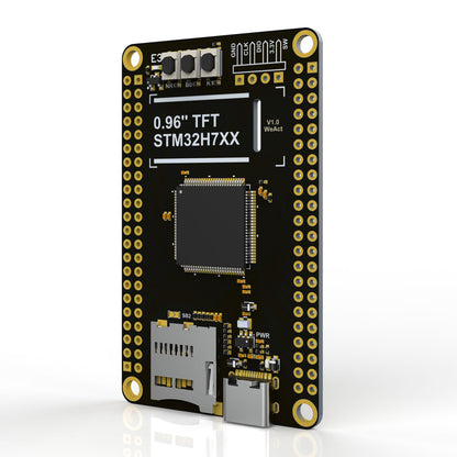 WeAct Studio STM32H750VBT6 Development Board Minimum System Board STM32H7 Core Board w/ 0.96&quot; Screen