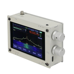 Hifi Audio 50KHz - 2GHZ MALAHIT SDR DSP SDR Receiver SDR Radio AM/SSB/NFM/WFM w/ Speaker 3.5&quot; Screen