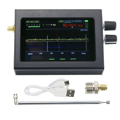 50KHz-200MHz Malachite SDR Radio DSP SDR Receiver 3.5&quot; Touch Screen Without Registration Code