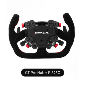 Simagic Racing Wheel PC SIM Racing Steering Wheel GT Pro Hub + P-325C
