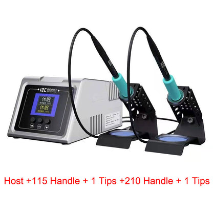 I2C 1SCN Soldering Station Precision Soldering Iron Station (C210 &amp; C115 Handles) for Phone Repair