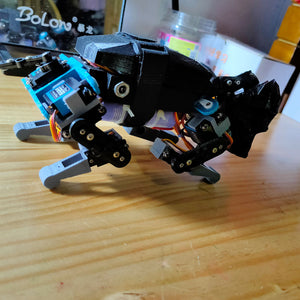 15DOF Bionic Quadruped Robot Dog Open Source AI Robot for Arduino Programming STEM Education