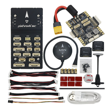 Holybro Flight Controller Drone Flight Controller Pixhawk 6C &amp; PM07 &amp; M8N GPS Module for Quadcopter