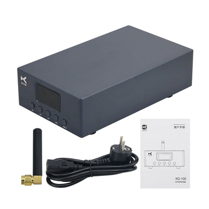 XDUOO XQ-100 Bluetooth Receiver 5.0 Bluetooth Audio Receiver Converter ES9038Q2M DAC w/ OLED Screen