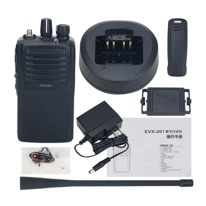 EVX-261 5W 10KM UHF Radio DMR Walkie Talkie Handheld Transceiver Analog &amp; Digital Modes for Motorola