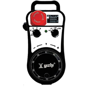 YIZHI 24V Wireless MPG Manual Pulse Generator for Mitsubishi PLC Machining Center Engraving Machine