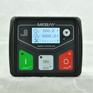 MEBAY DC30D Genset Controller Generator Controller Generator Control Module with 1.8" LCD Display