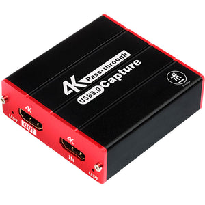 HSV320 USB3.0 Video Card 4K at 60Hz Game Card for PS4 &amp; PS5 &amp; HDMI live streaming 1080P