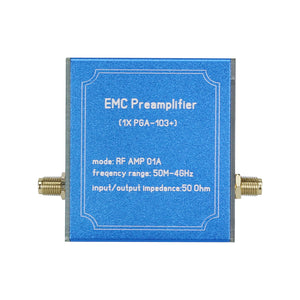 Low Noise Amplifier LNA EMC Preamplifier (1X PGA-103+) EMC EMI Magnetic Field Probe Signal Amplifier