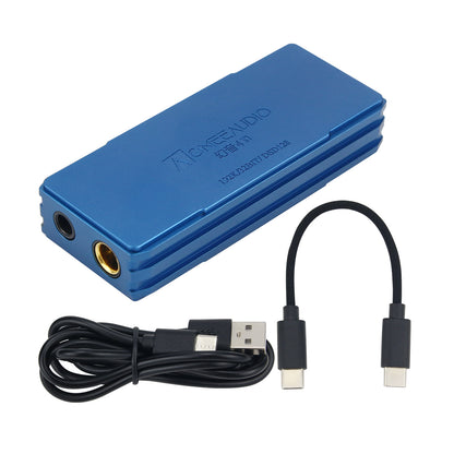 ACMEEAUDIO DAC Headphone Amplifier 192K/24Bit DSD128 4.4 Balanced 3.5 Single-Ended with Type-C Cable