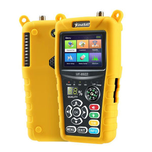 VF-8922 Digital Satellite Finder Meter Support DVB-S / S2 1080P 12V 2A for FindSAT