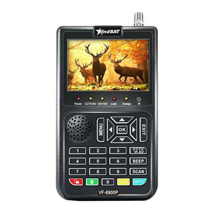 VF-6900PRO with CCTV HD Digital Satellite Finder Support DVB-S2 &amp; DVB-S &amp; MPEG2 &amp; MPEG4 &amp; H.264 &amp; HEVC H.265 for FindSAT