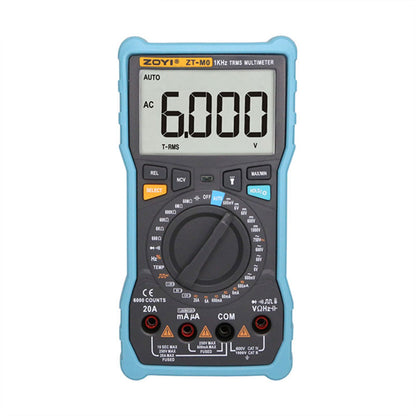 ZOYI ZT-M0 1KHz TRMS Multimeter Tester 6000 Counts Ammeter Voltmeter Supports Automatic &amp; Manual Modes