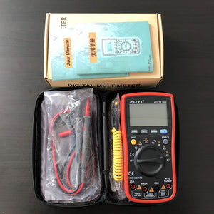 ZOYI ZT219 TRMS Digital Multimeter Tester 19999 Counts Backlight AC/DC Ammeter Voltmeter