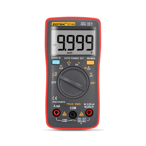 ZOTEK ZT109 Autoranging Digital Multimeter Tester 9999 Counts 600V CAT III &amp; 1000V CAT II