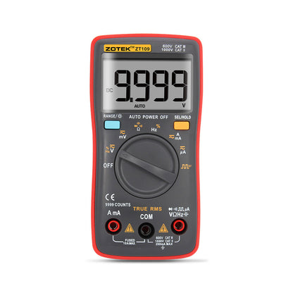ZOTEK ZT109 Autoranging Digital Multimeter Tester 9999 Counts 600V CAT III &amp; 1000V CAT II