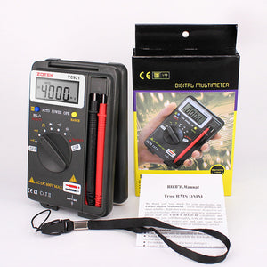 ZOTEK VC921 Portable Digital Multimeter Test High-Precision 4000 Counts Manual &amp; Automatic Ranging