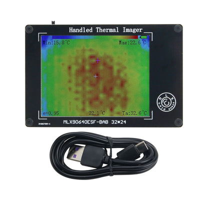 MLX90640 Simple Handheld Thermal Imager Thermal Camera Thermal Imaging Camera with 3.2&quot; Screen