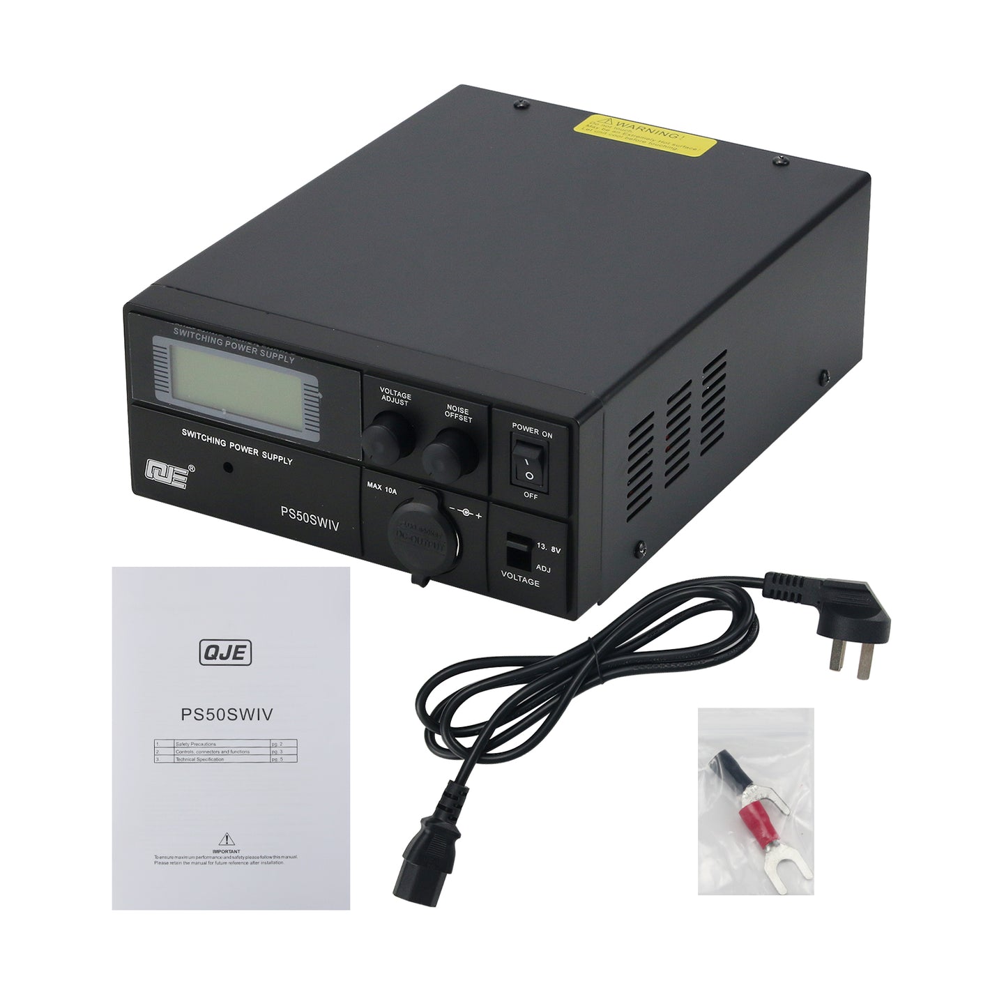 QIUJING 4th generation PS50SWIV Vehicle Base Shortwave Radio DC Communication Switching Power Supply 13.8V 50A