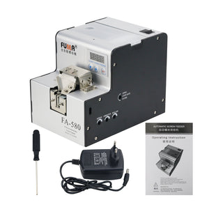 FA-580 Automatic Screw Feeder w/ Counting Digital Display Buzzer for 1-5mm Screws with Screw Cap
