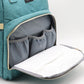 Large-Capacity Mummy Bag Backpack Foldable Bed with Buckle to Hang Freeing Your Hand (Pink &amp; Gray)