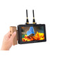 Feelworld FT6&amp;FR6 Video Camera Monitor Wireless Video Transmission System 1920x1080 5.5&quot; Touch Screen