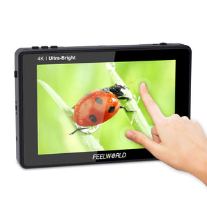 Feelworld LUT7S 4K Ultra-Bright 7&quot; Camera Monitor 3G-SDI Camera Field Monitor 3D LUT Touch Screen