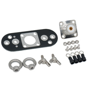 AT-DP Adapter Board in Pieces Long Line End Feed GP Positive V Inverted V Dipole Shortwave Antenna for Antenna Erecting