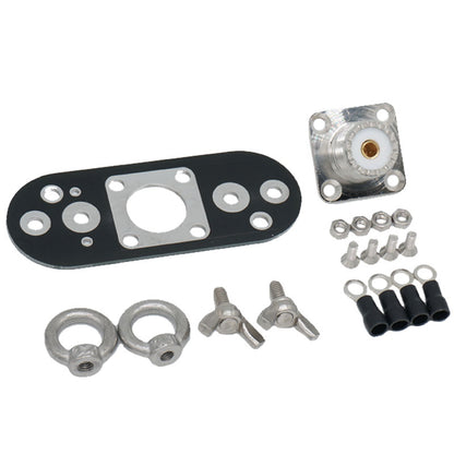 AT-DP Adapter Board in Pieces Long Line End Feed GP Positive V Inverted V Dipole Shortwave Antenna for Antenna Erecting