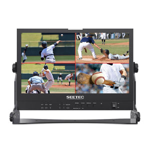 SEETEC ATEM156S 15.6&quot; Multi-Camera Director Monitor Broadcast Monitor 3G-SDI HDMI Full HD 1920x1080