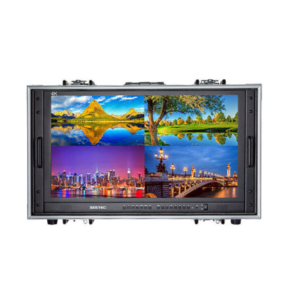 SEETEC 4K280-9HSD-CO 28&quot; 4K Director Monitor Carry-on Director Monitor 4xHDMI Input Quad Split Display
