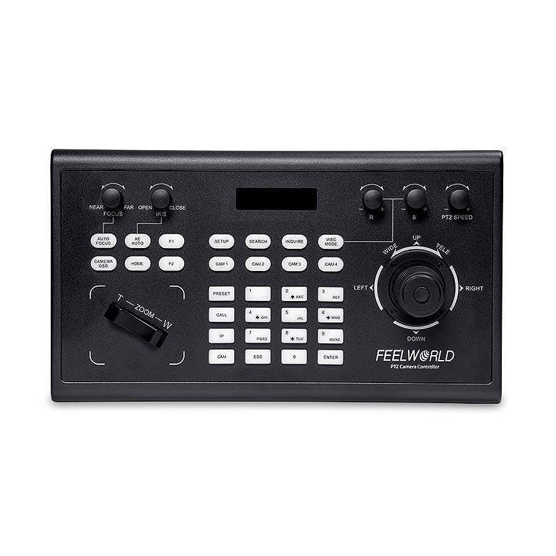 Feelworld KBC10 PTZ Camera Controller PTZ Joystick Controller Supports Joystick Keyboard Control PoE