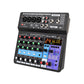 TEYUN A6 Audio Mixer Professional 6-Channel Mixing Console and Monitor Paths Plus Effects Processor