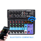 TEYUN A6 Audio Mixer Professional 6-Channel Mixing Console and Monitor Paths Plus Effects Processor