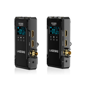 Laizeske W1000S Wireless Video Transmission System Wireless Video Transmitter Receiver Dual HDMI + SDI