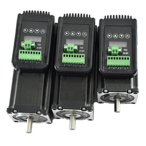 57-76 Back Head Closed-loop All in One Stepper Motor Support Simple PLC Mode and JOG Inching Mode