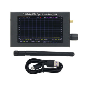 35M-4400M Handheld Spectrum Analyzer Simple Spectrum Analyzer with 4.3&quot; TFT Color LCD Display