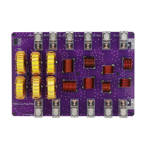Low Pass Filter Board Shortwave HF 10 Band Low-pass Filter 1500W 50Ω 1.8-54MHZ Support SSB CW FM