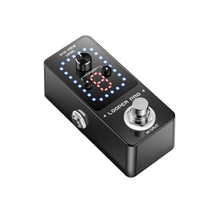 LOOPER PLUS Guitar Effects Pedal 24 Bit/48KHz DC9V with 9 Loops &amp; Colorful Display