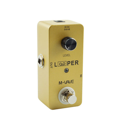 MINI LOOPER Guitar Effects Pedal with 5 Minutes Maximum Loop Length 48K/24 Bit Support Windows and iOS