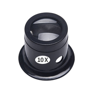 Eyepiece Set Watch Repair Tools 5X 10X 15X 20X Timepiece Repair Magnifier Set Made of Polycarbonate